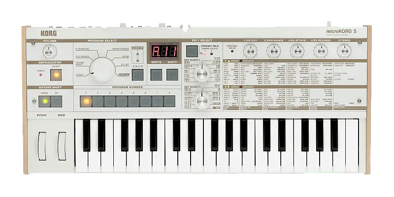 

Korg microKORG S Синтезатор и вокодер со встроенными динамиками microKORG S Synthesizer and Vocoder with Built-in Speakers