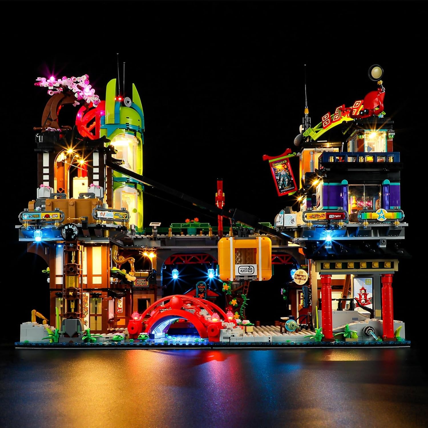 Конструктор Lego NINJAGO City Markets 71799, 6163 деталей цена и фото