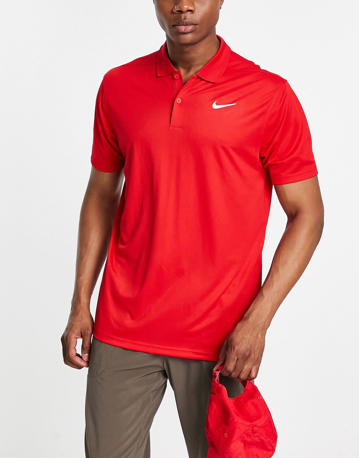 

Красная футболка-поло Nike Golf Victory