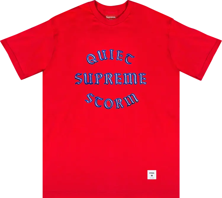 

Футболка Supreme Quiet Storm Short-Sleeve Top 'Red', красный