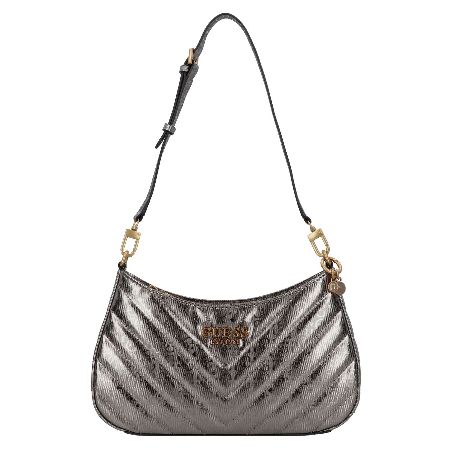 

Сумка через плечо Guess Jania 29 cm, цвет pewter