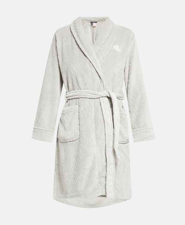 

Банный халат Lauren Ralph Lauren, серый