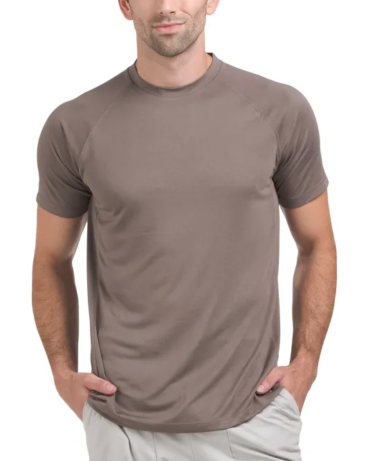 

Футболка Active с круглым вырезом из модала реглан Kenneth Cole, цвет Mocha