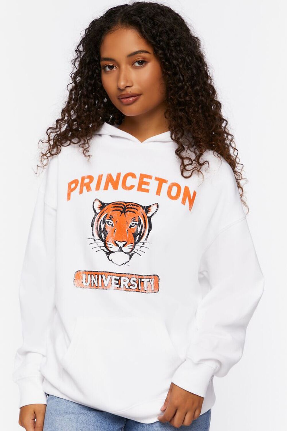 

Толстовка с рисунком Принстон Forever 21, белый