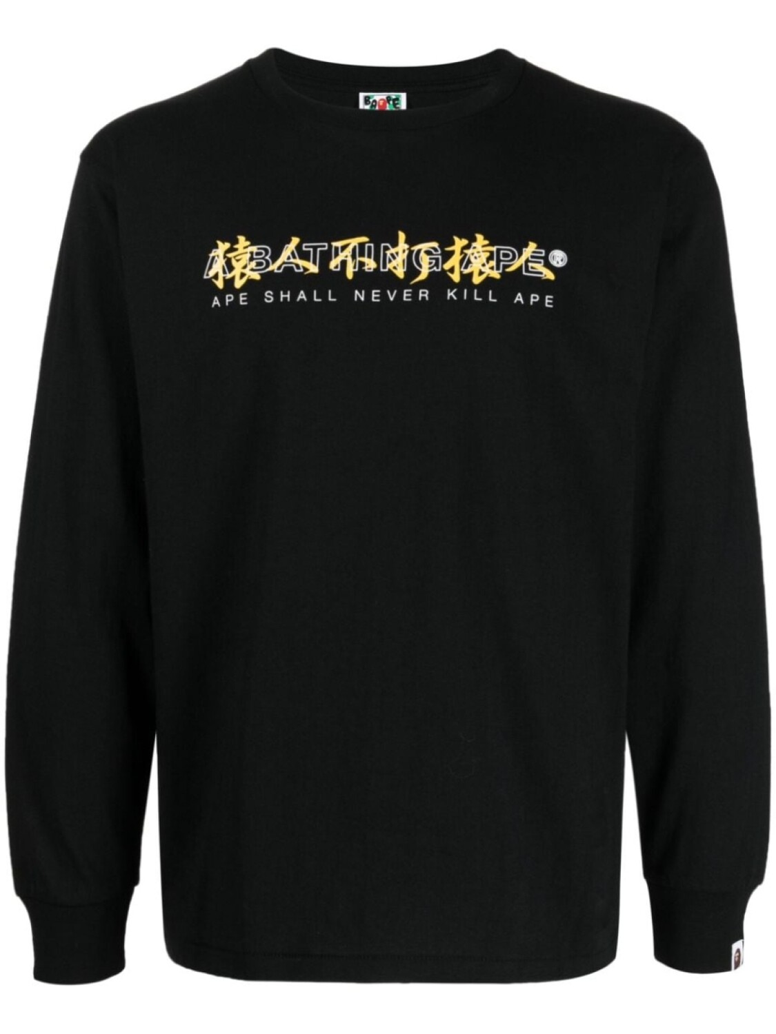 

Футболка с логотипом A BATHING APE, черный