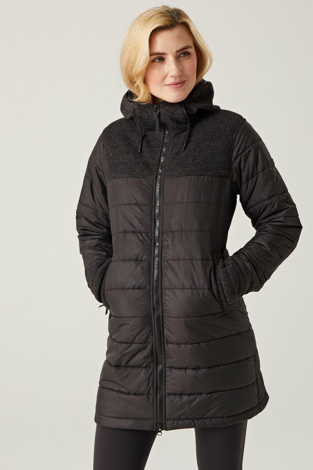 Утепленная прогулочная куртка из меланита с перегородками Warmloft Regatta, черный