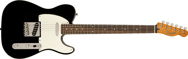 Электрогитара Fender Squier Classic Vibe Baritone Custom Telecaster, Parchment Pickguard,Black