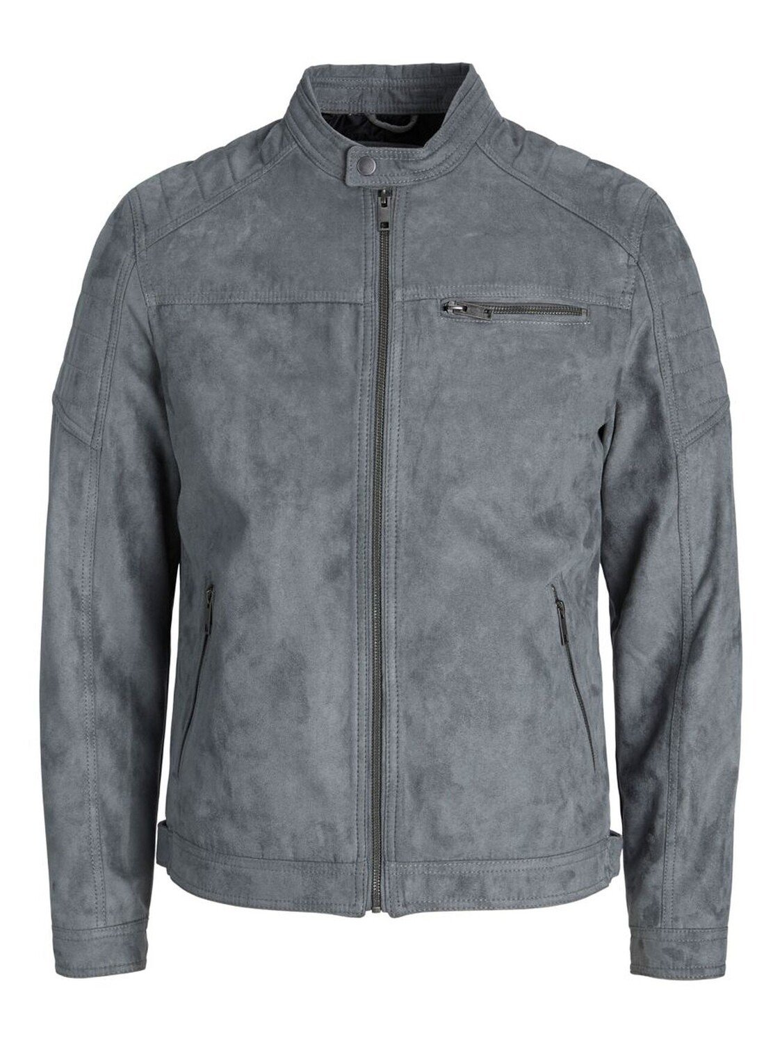 

Кожаная куртка Jack & Jones Kunstleder Jacke Biker Blouson Bomber Übergangsjacke JJEROCKY, светло зеленый