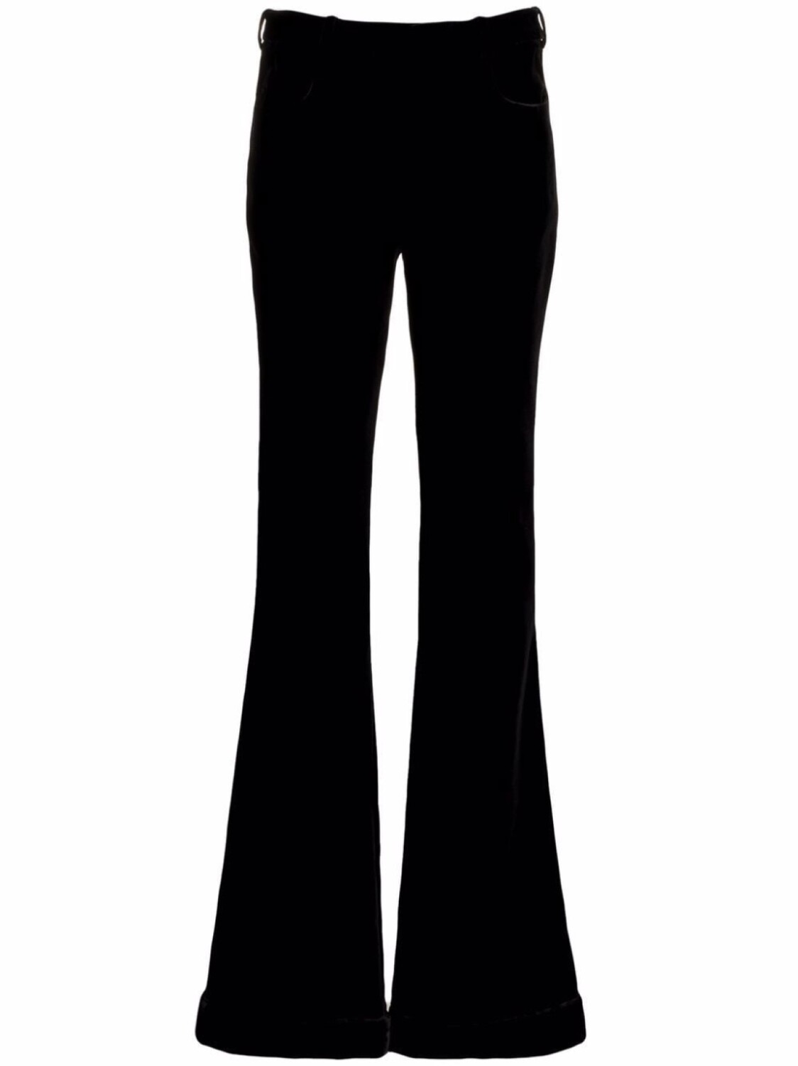 

Saint Laurent расклешенные брюки, черный