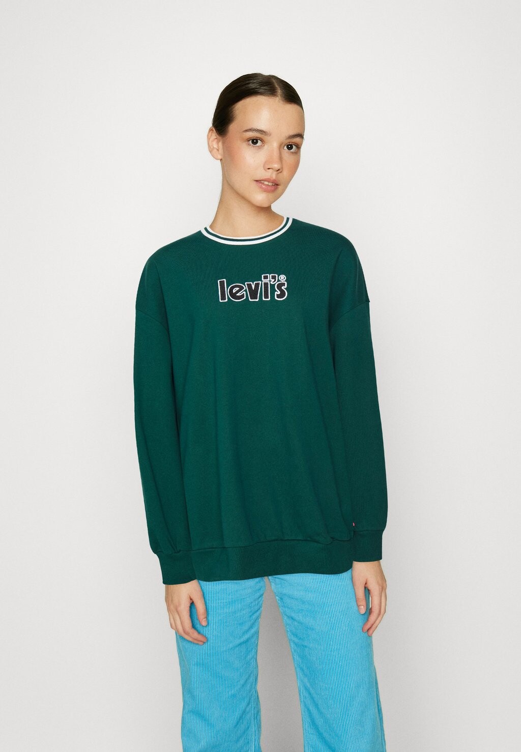 

Толстовка Levi's Graphic Prism Crew, глубоководный мох