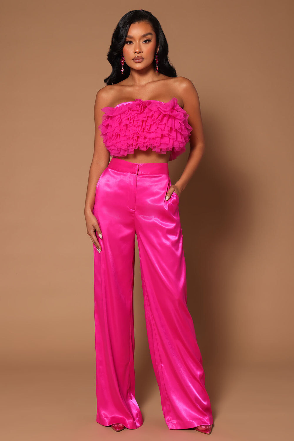 

Брюки Fashion Nova GW22X2310, розовый