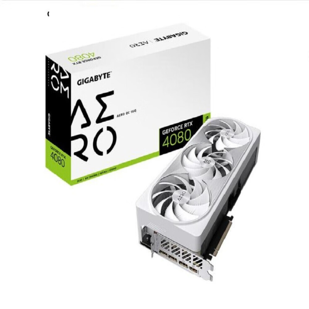 

Видеокарта дискретная Gigabyte RTX 4080 AERO OC 16GB Snow Eagle