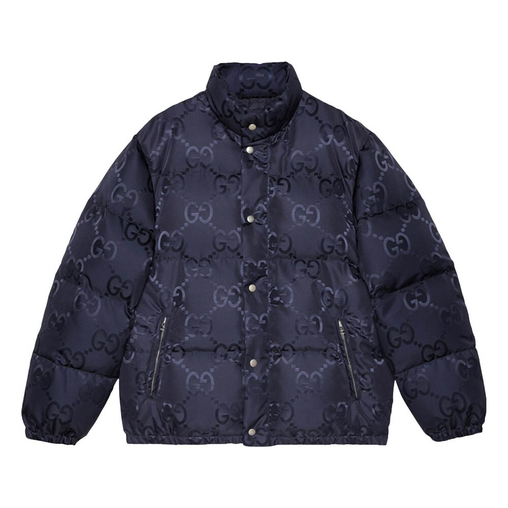 

Пуховик Gucci Jumbo GG Canvas, синий