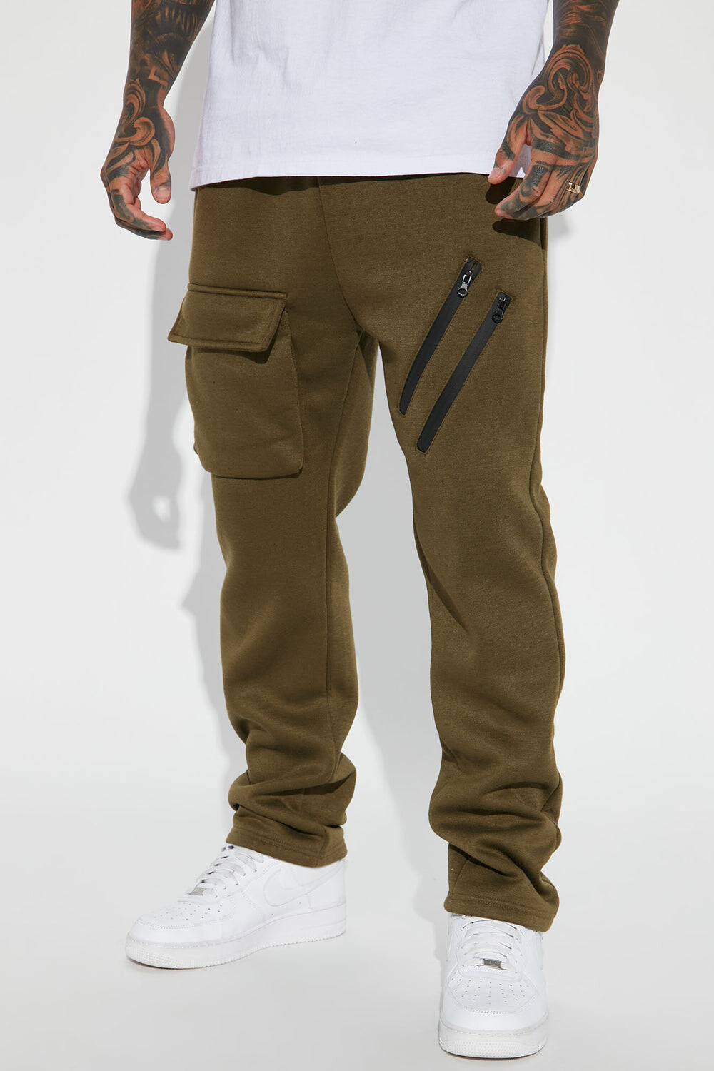 

Спортивные брюки Fashion Nova HD22BF30, оливковый