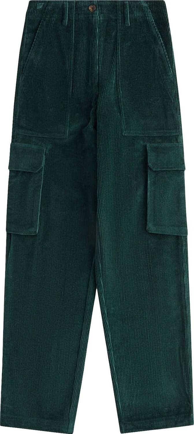 

Брюки Kith Women Evans Cord Utility Pant 'Chronicle', зеленый