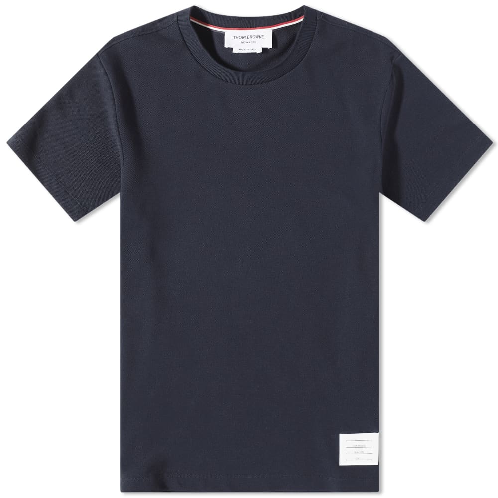 

Футболка Thom Browne Side Four Bar Pique Tee, Черный