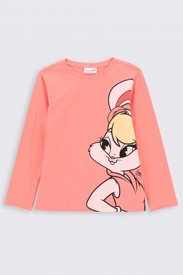 

Футболка с длинными рукавами Coccodrillo Looney Tunes, коралловый