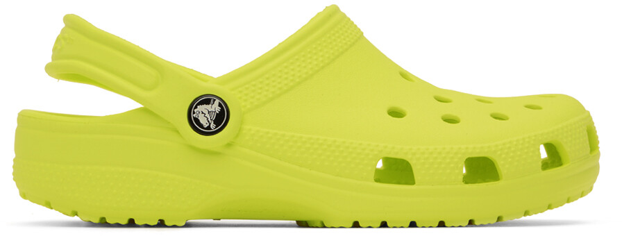 

Желтые классические сабо Crocs