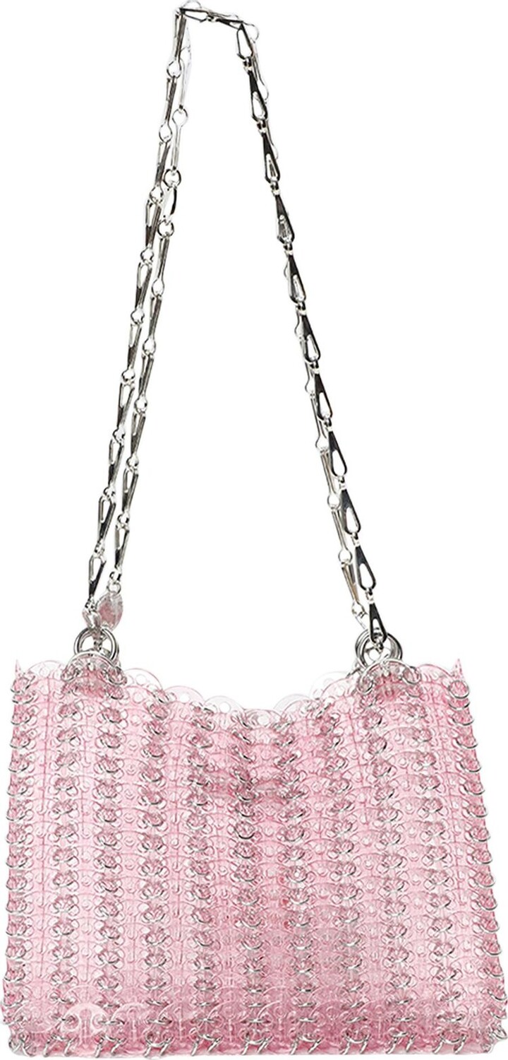 

Сумка Paco Rabanne 1969 Shoulder Bag Transparent Pink, розовый
