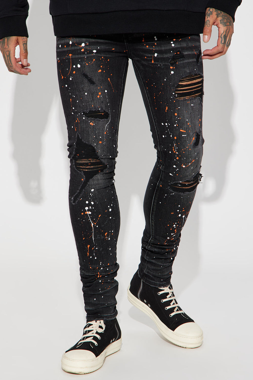 

Джинсы скинни Fashion Nova AARON, черный