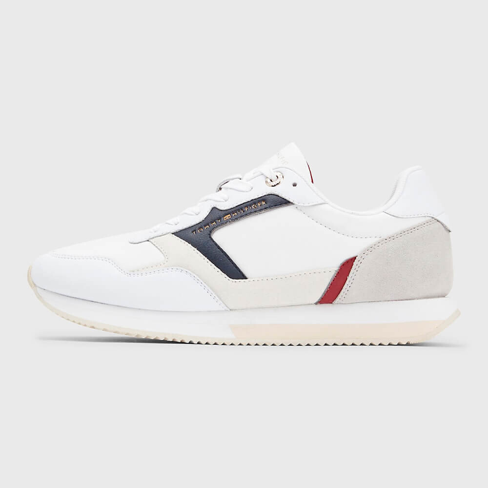 

Кроссовки Tommy Hilfiger TH Running, белый/синий