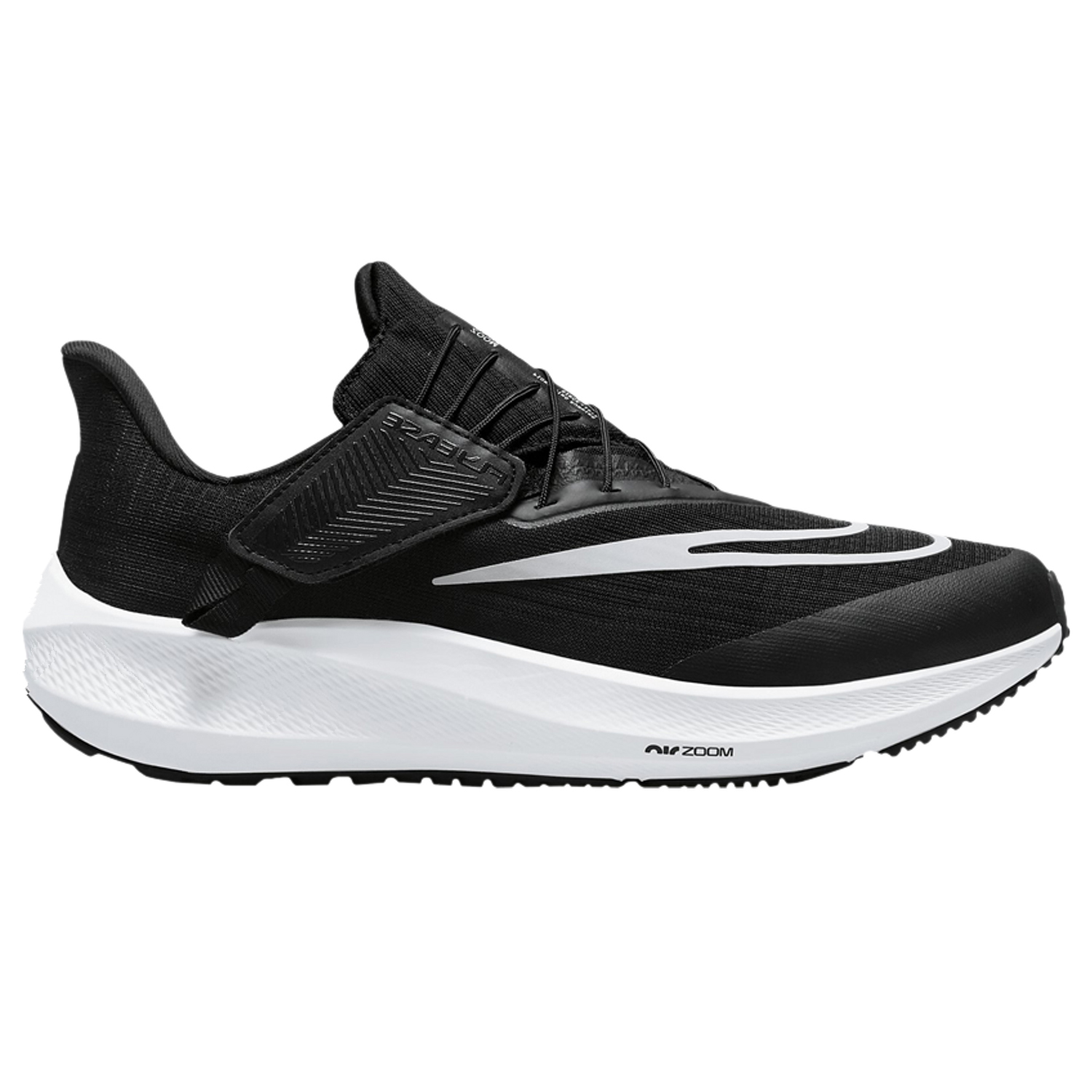Кроссовки Nike Wmns Air Zoom Pegasus 39 FlyEase 'Black White', Черный кроссовки nike wmns air zoom pegasus 36 premium черный золотистый белый