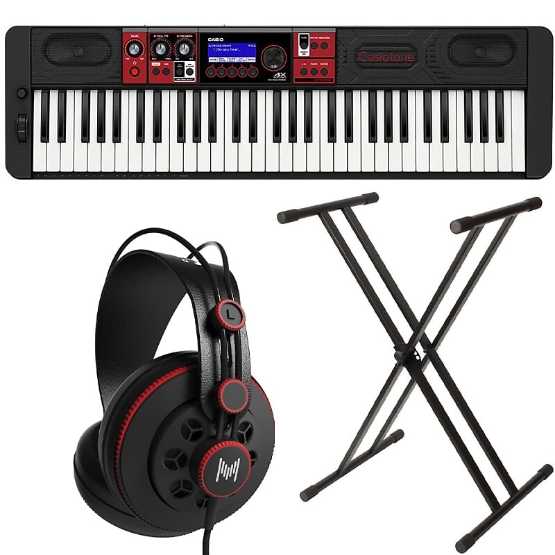 

Casio Casiotone CT-S1000V 61-клавишная вокальная синтезаторная клавиатура + подставка и наушники