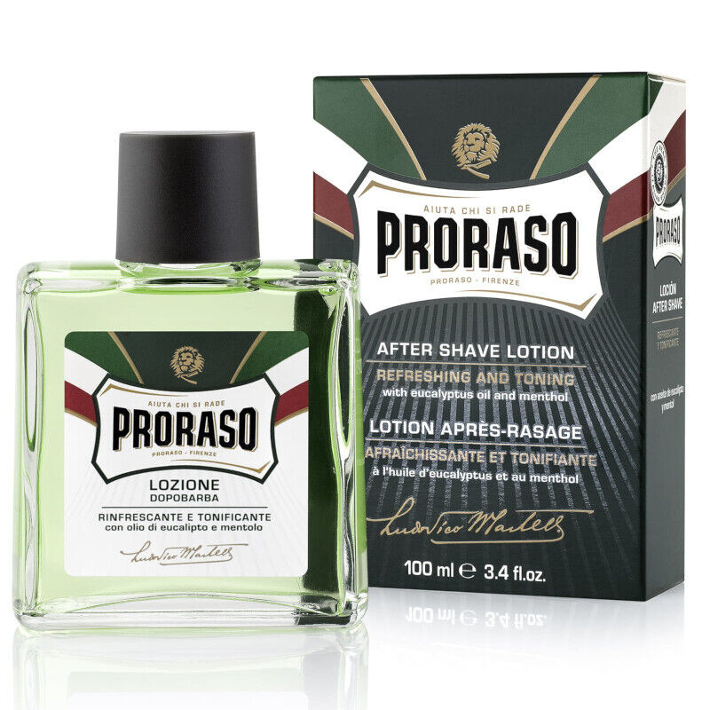 Proraso Green освежающий лосьон после бритья, 100 мл