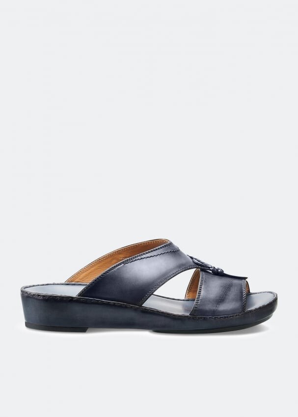 

Сандалии BERLUTI Dubai leather sandals, синий