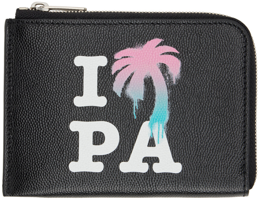 

Черный кошелек \I Love PA\"" Palm Angels