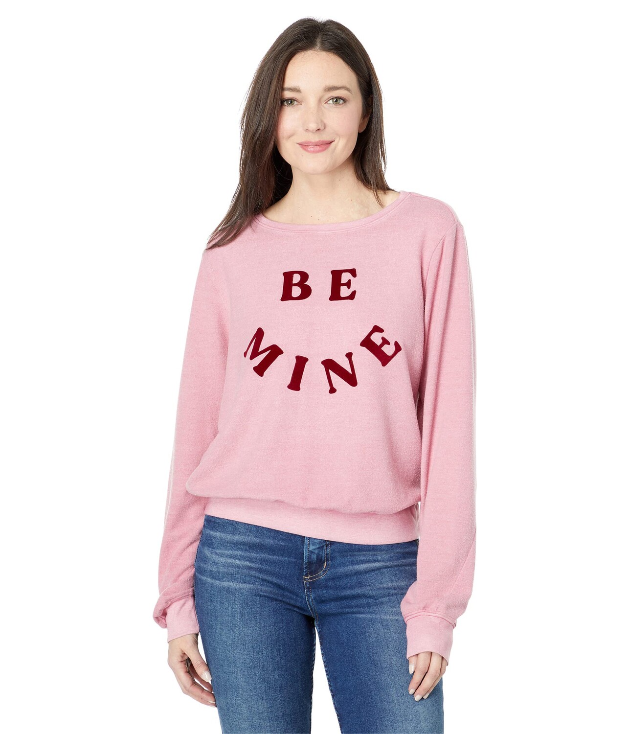 

Толстовка Wildfox, Be Mine Brushed Jersey Sweatshirt