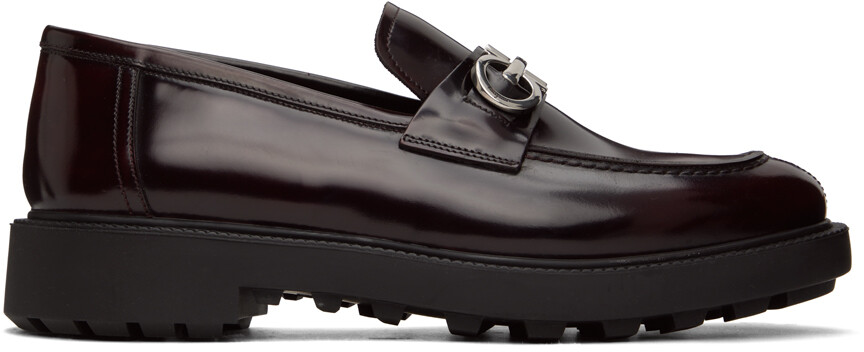 

Бордовые лоферы Gancini Ferragamo