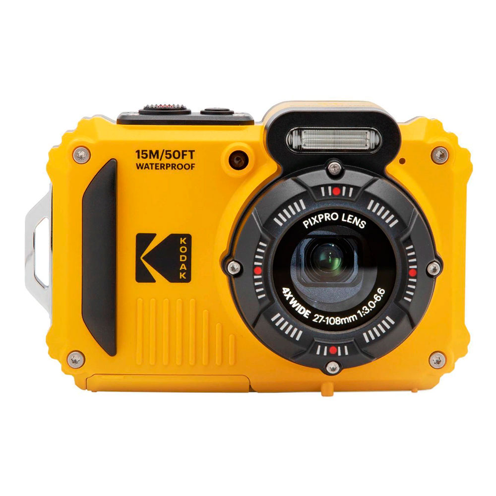 Цифровой фотоаппарат Kodak PixPro WPZ2, водонепроницаемый, ударопрочный, жёлтый аккумуляторная батарея ibatt 1230mah для kodak pixpro az421 pixpro az365 pixpro az251 pixpro az521