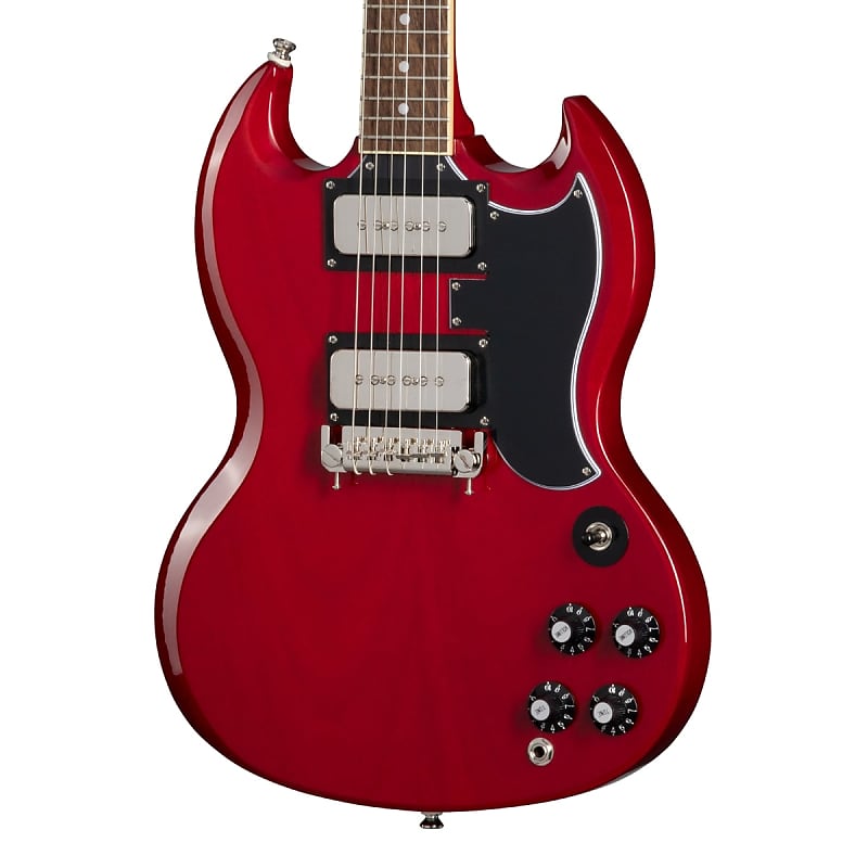 Специальная гитара Epiphone Tony Iommi Monkey SG с жестким футляром - Vintage Cherry SG Special