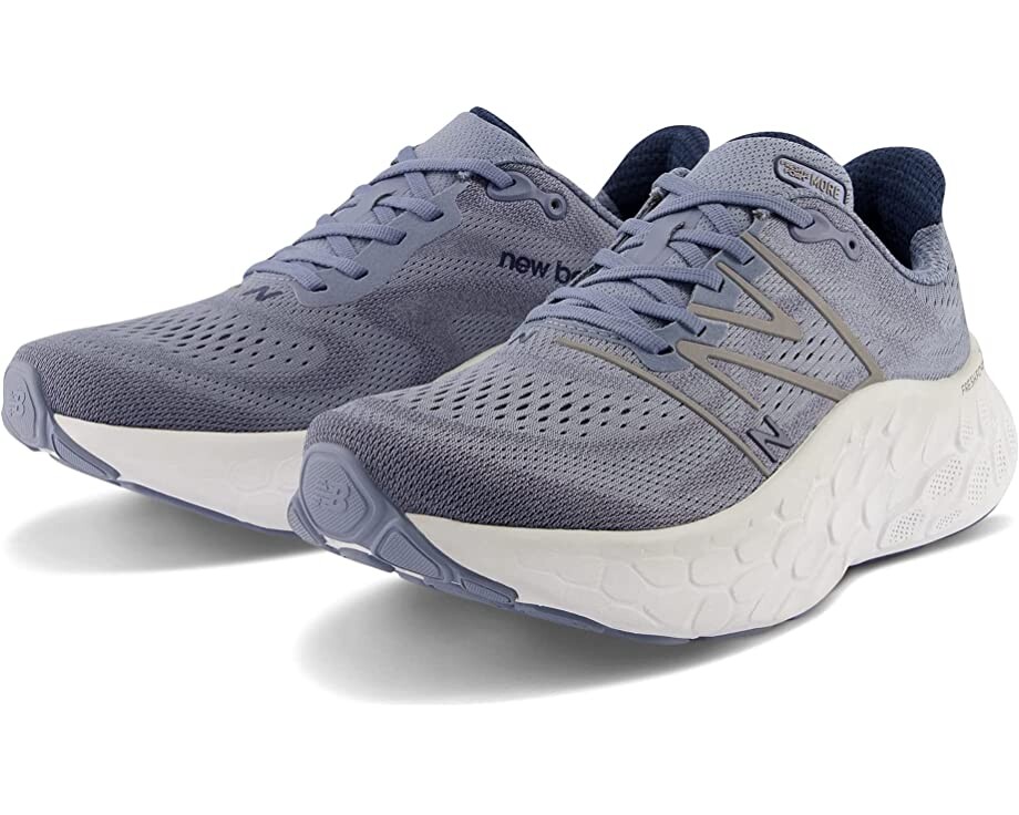 

Кроссовки New Balance Fresh Foam X More v4, серый/сиреневый