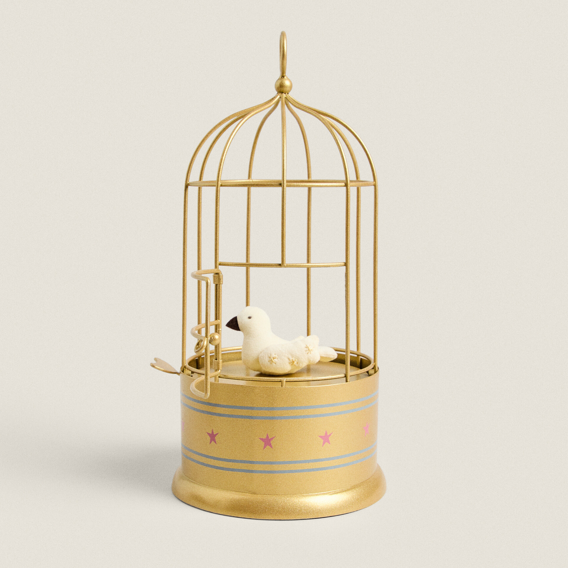 Волшебная игрушка детский голубь в клетке Zara Home, золотой/белый игрушка для птиц ziver petstandart подкова со звездами 15x2 8x17см
