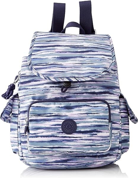 

Женская женская сумка Kipling City Pack S, кисть в полоску