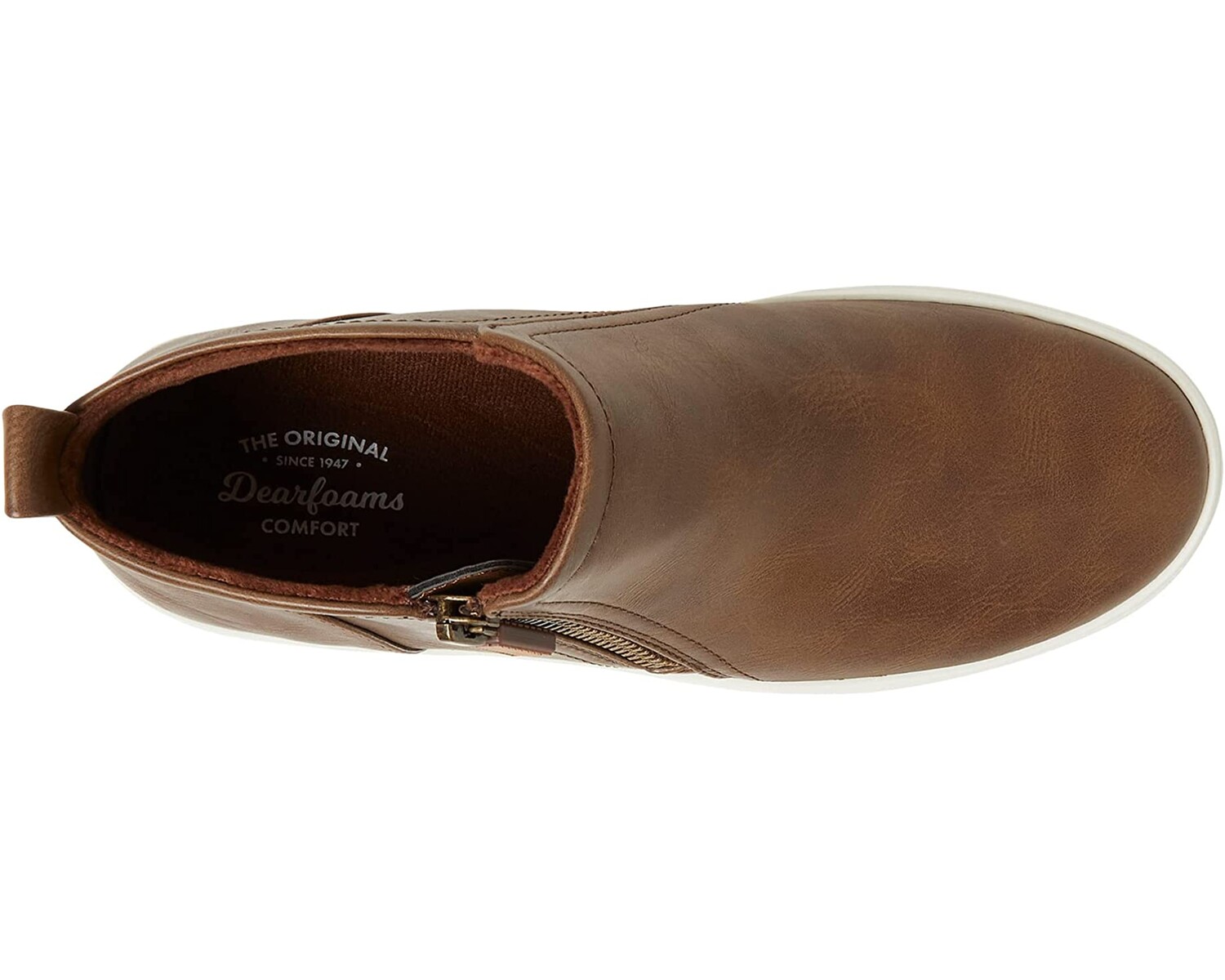 

Кроссовки Val Side Zip Bootie Original Comfort by Dearfoams, коричневый