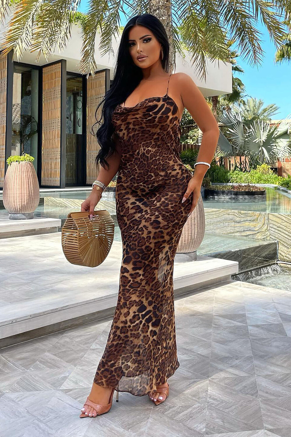 

Платье Fashion Nova E2173DFN, леопардовый