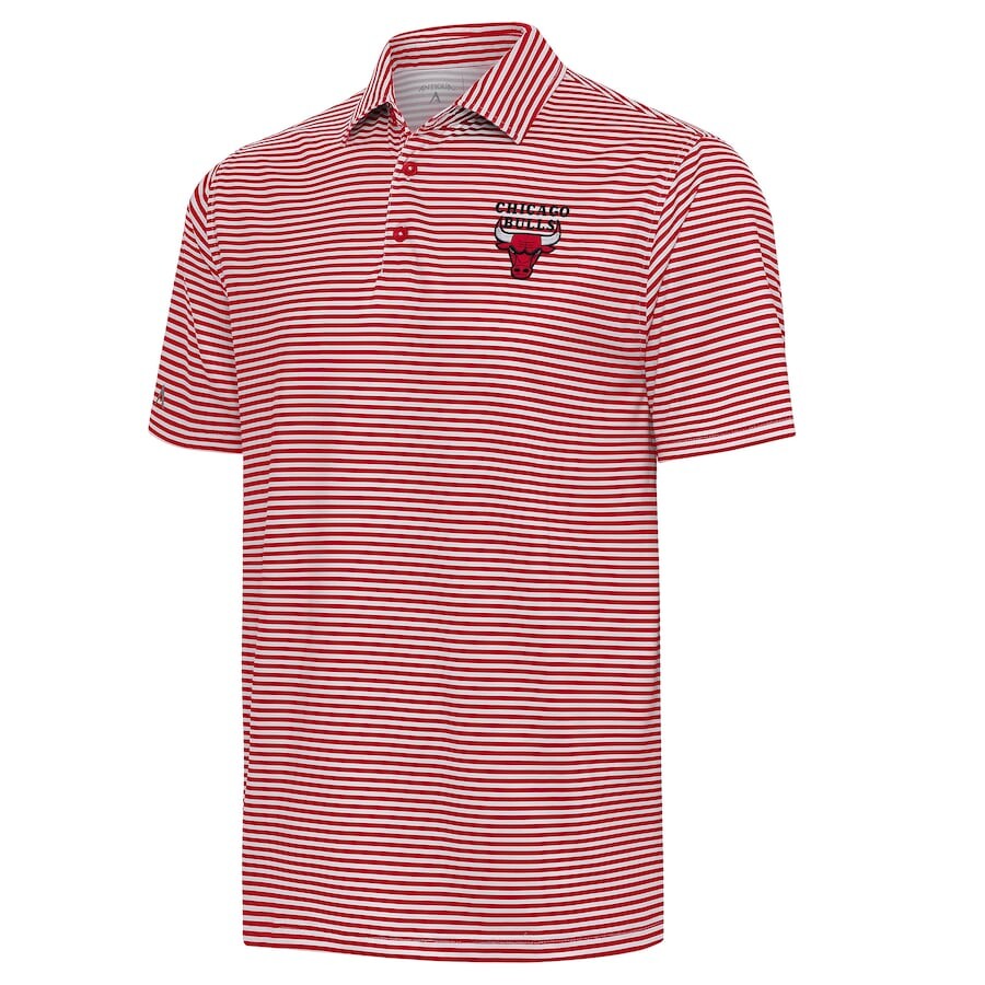 

Поло с коротким рукавом Antigua Chicago Bulls, красный