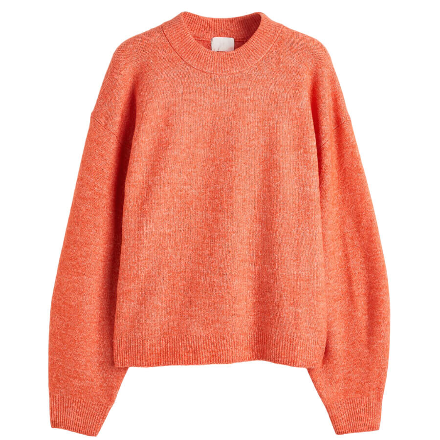 

Свитер H&M Everyday Fashion Knit, оранжевый