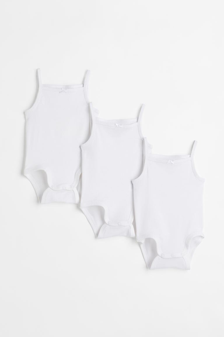 

Комплект из 3 боди H&M, белый