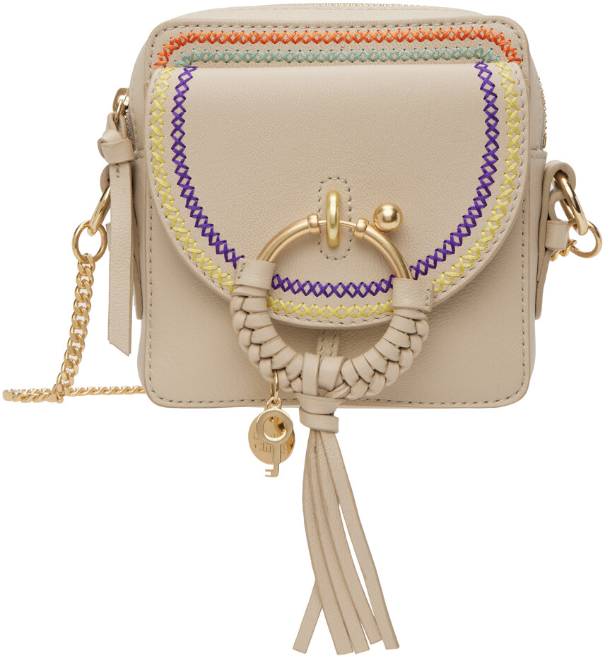 

Бежевая сумка для фотоаппарата Joan See by Chloé, Бежевый