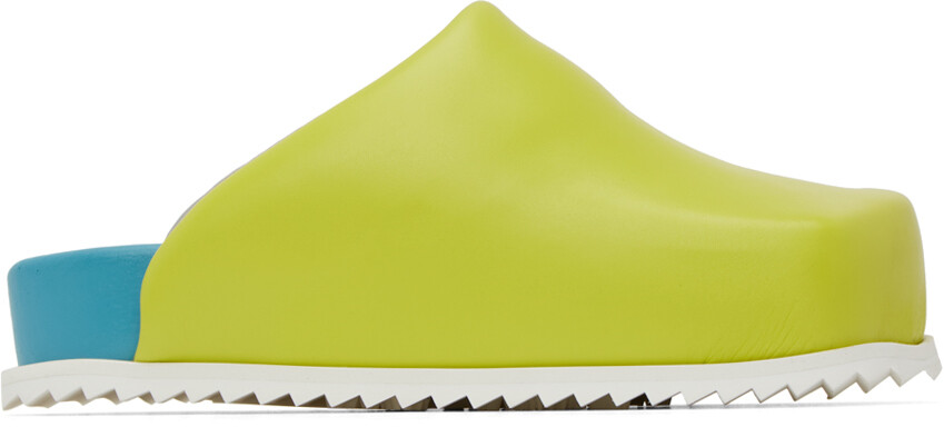 

Эксклюзивные шлепанцы SSENSE Green Yume Yume Edition Truck Slides Marshall Columbia