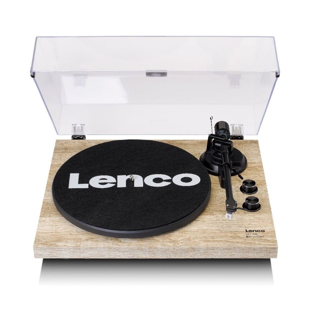 

Bluetooth Проигрыватель Lenco LBT-188 с ременным приводом и встроенным предусилителем, beige / pine