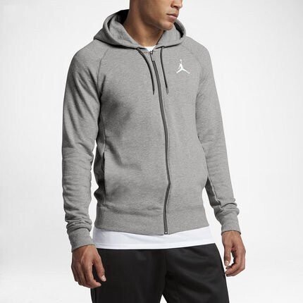 

Толстовка Nike Jordan Embroidered Knit Hooded, серый