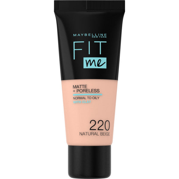 

Maybelline Fit Me Matte & Poreless Foundation 220 Натуральный Бежевый 30мл