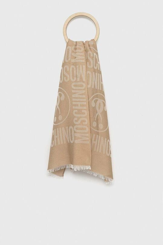 

Шарф Moschino, коричневый