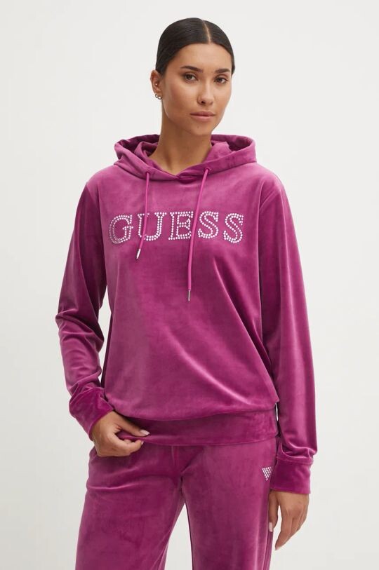 

КУТЮР толстовка Guess, фиолетовый