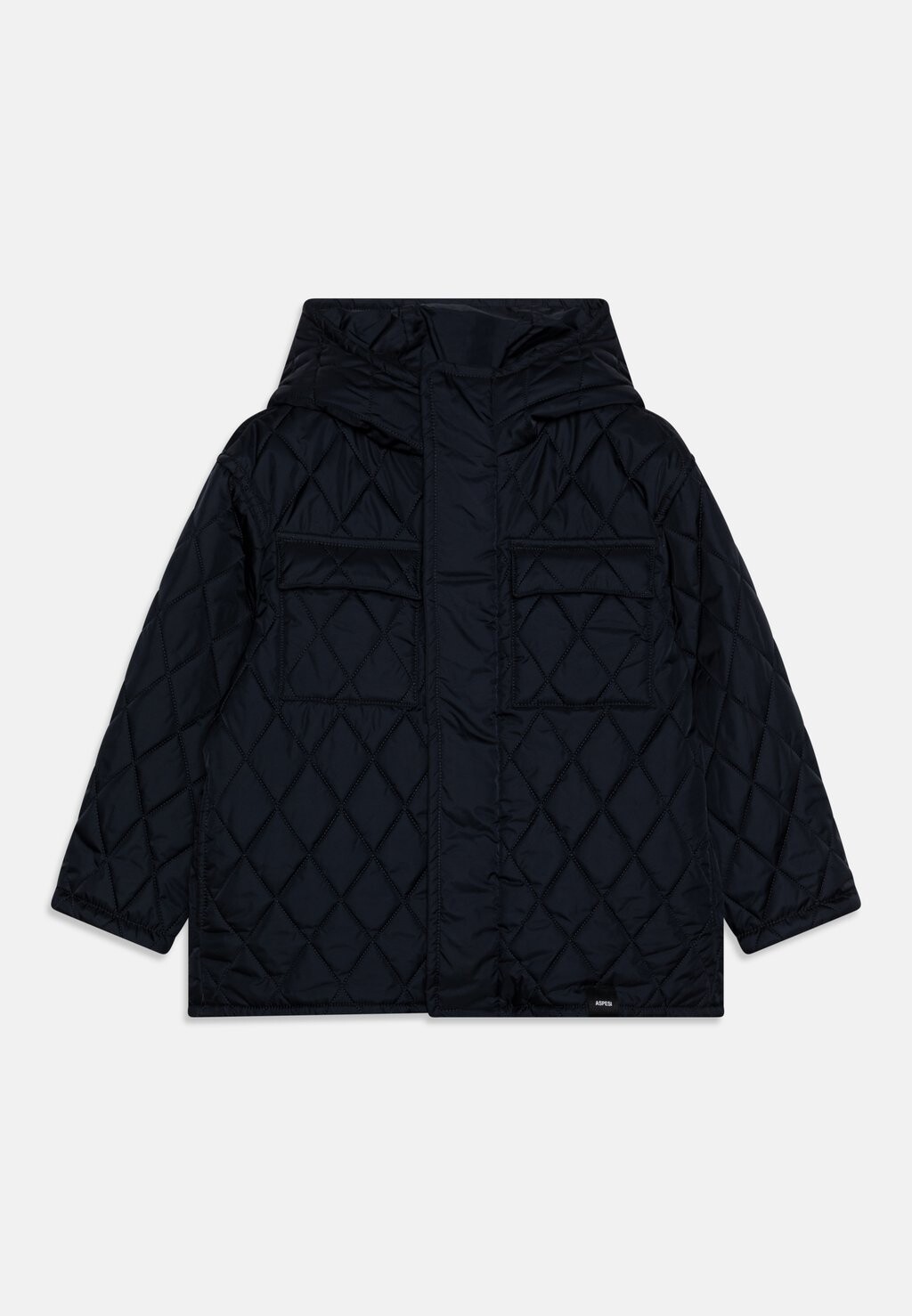 

Куртка зимняя Long Quilted Comfortemp Unisex ASPESI, цвет deep blue